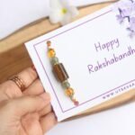 MONEY & PROTECTION Rakhi - Tiger eye , citrine