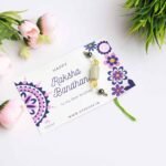 Crystal rakhi for brother